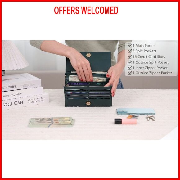 Small RFID Vegan Leather Crossbody Bag Phone Passport Wallet Purse - Picture 8 of 8